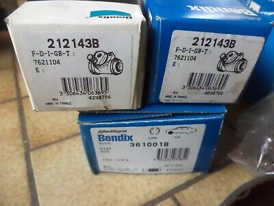 n°gd342 kit frein arriere fiat 500 126 391084b bendix neuf DPA86