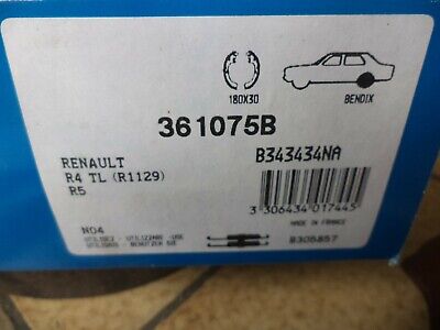 n°gd345 jeu machoire frein renault r4 r5 rodeo 361075b bendix neuf DPA86