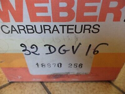 kit carburateur weber 32DGV 16D ford escort 1100 GT 18870256 neuf n°11ce41 DPA86