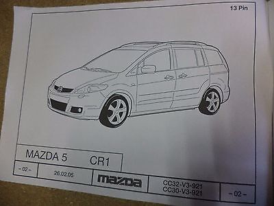 n°ma187 faisceau attelage mazda 5 cc32v3921 neuf DPA86