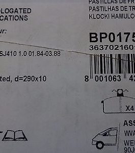 n°w19 jeu plaquette av lancia delta suzuki santana bp0175 neuve DPA86