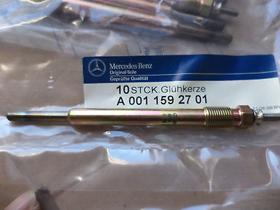 n°m210 lot 4 bougies prechauffe mercedes classe a 0011592701 neuve DPA86