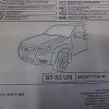 n°ma185 kit radar stationnement mazda bt50 c840v7280e neuf DPA86