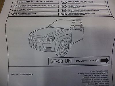 n°ma185 kit radar stationnement mazda bt50 c840v7280e neuf DPA86