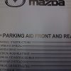 n°ma185 kit radar stationnement mazda bt50 c840v7280e neuf DPA86