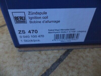 n°6ce14 bobine beru chrysler voyager zs470 neuve 0040100470 7ce131 DPA86