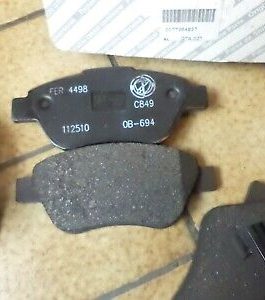 n°vt133 jeu plaquette avant fiat 500 77364637 neuf DPA86
