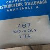 n°6ce23 tete allumage delco ford v8 467 7ra neuve DPA86