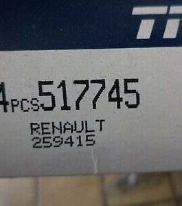 n°gd248 lot soupape renault inconnu 517745 trw259415 neuve DPA86