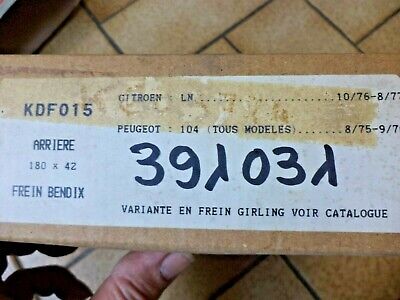n°gd350 kit frein citroen ln peugeot 104 kdf015 ferodo neuf DPA86