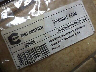 n°gd499 cable compteur peugeot 305 500800 seim neuf DPA86