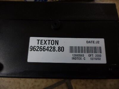 n°k22 module TEXTON lancia zeta fiat ulysse 9626642880 neuf DPA86