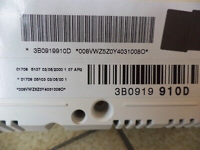 n°c127 compteur volkswagen passat motion 3b0919910dx 3b0919910d neuf DPA86