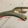 n°r136 support echappement innocenti bertone 559021106 neuf DPA86
