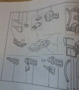 n°rn75 catalogue pieces detachées renault r21 pr1173-4 DPA86