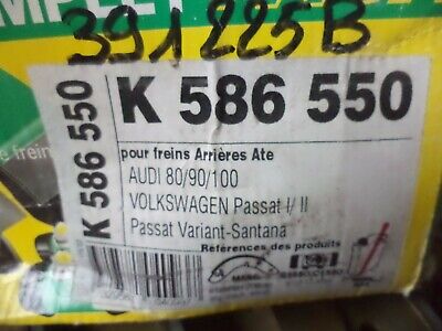 n°gd685 kit frein audi 80 90 100 passat santana k586550 mga neuf DPA86