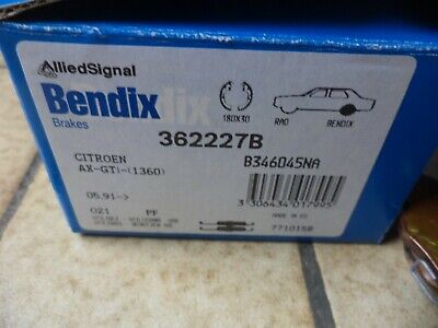 n°gd354 jeu garniture frein citroen ax gti 391168b bendix neuf DPA86