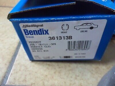n°gd356 jeu garniture frein peugeot 205 309 r11 super 5 391154b bendix neuf DPA86