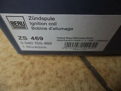 n°6ce74 bobine beru freelander rover 25 MG ZR zs469 0040100469 neuve DPA86