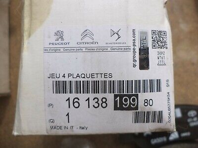 n°de202 jeu plaquette av citroen c1 peugeot 107 108 1613819980 neuf DPA86