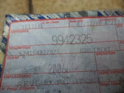 n°vt163 roulement compresseur alfa RZ 155 164 33 75 9942325 neuf DPA86