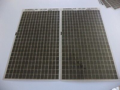 n°r224 lot 3 microfiches citroen GSA n°1181 DPA86