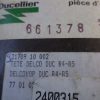 n°eu3 tete delco ducellier renault r4 r5 7701023519 neuve DPA86