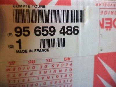 n°c125 compte tours citroen xm 2.1td diesel 95659486 neuf DPA86