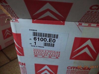 n°c55 compteur  citroen zx essence jaeger incomplet  6100e0 neuf DPA86