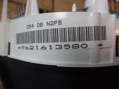 n°c122 compteur peugeot 306 MPH essence 6100×0 neuf speedometer DPA86