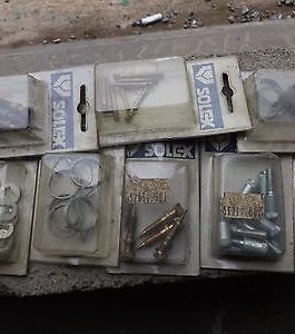 n°a88 lot pochettes pieces carburateur solex neuf pieces d&rsquo;origine solex
