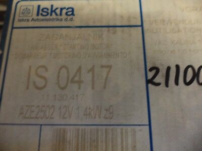 n°r127 demarreur lada samara 112 110 IS0417 neuf DPA86