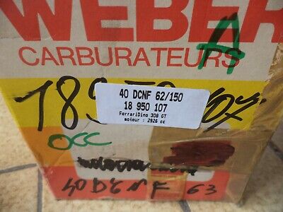 carburateur weber 40 DCNF 62/150 ferrari 308 gt 18950107 A occasion n°8ce140 DPA86