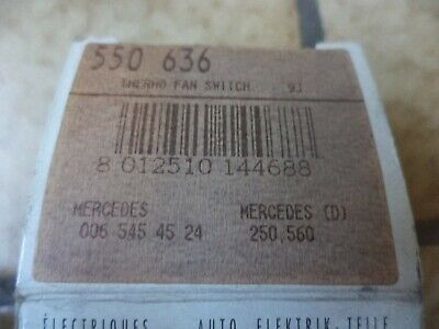 n°nc261 sonde radiateur mercedes 300 CE c124 w463 550636 neuve DPA86