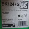 n°gd572 kit frein peugeot 306 bk1247g lucas neuf DPA86
