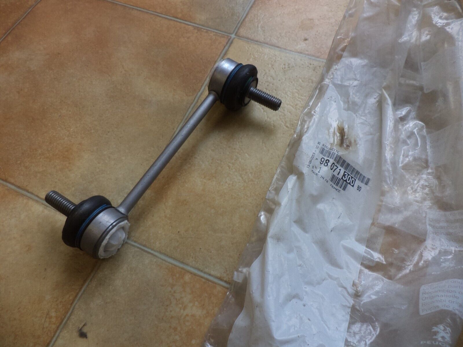 n°pb112 biellette stabilisatrice citroen c5 c6 9807130080 neuve DPA86