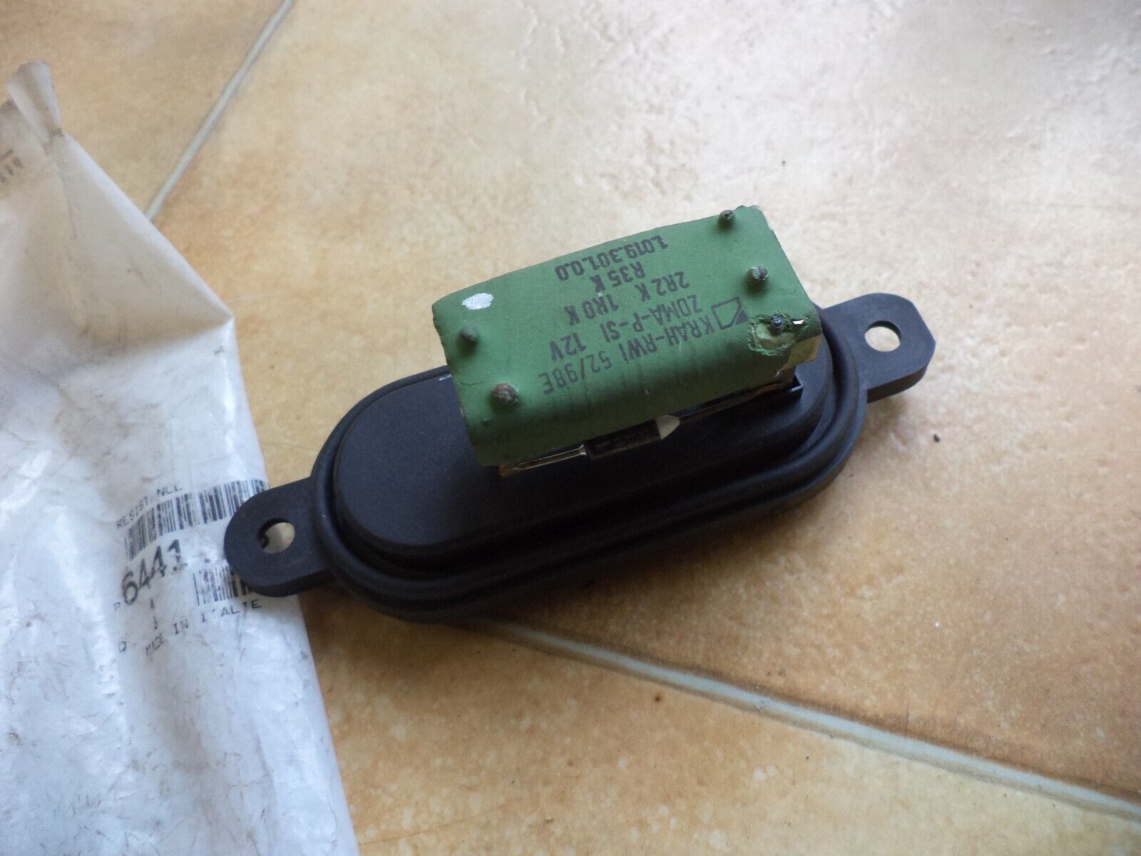 n°pb114 resistance chauffage citroen jumper boxer 6441a8 neuve DPA86