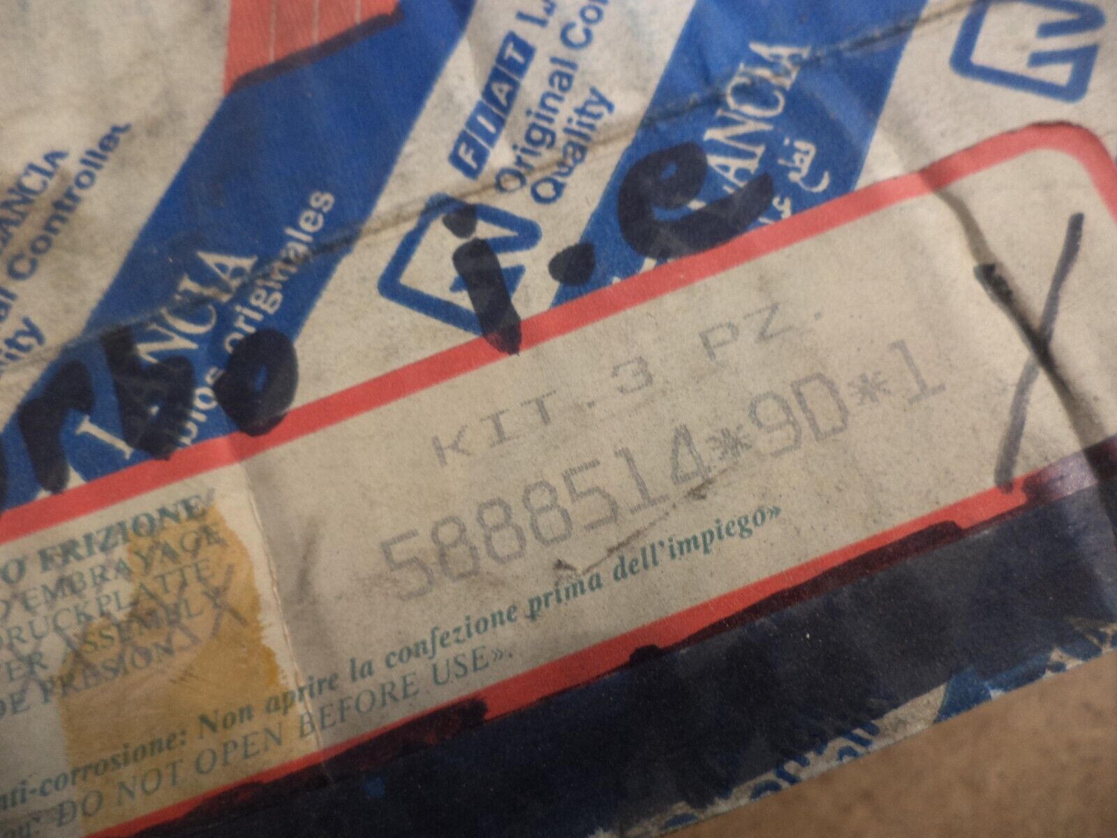 n°fc41 kit embrayage fiat uno turbo 5888514 neuf DPA86