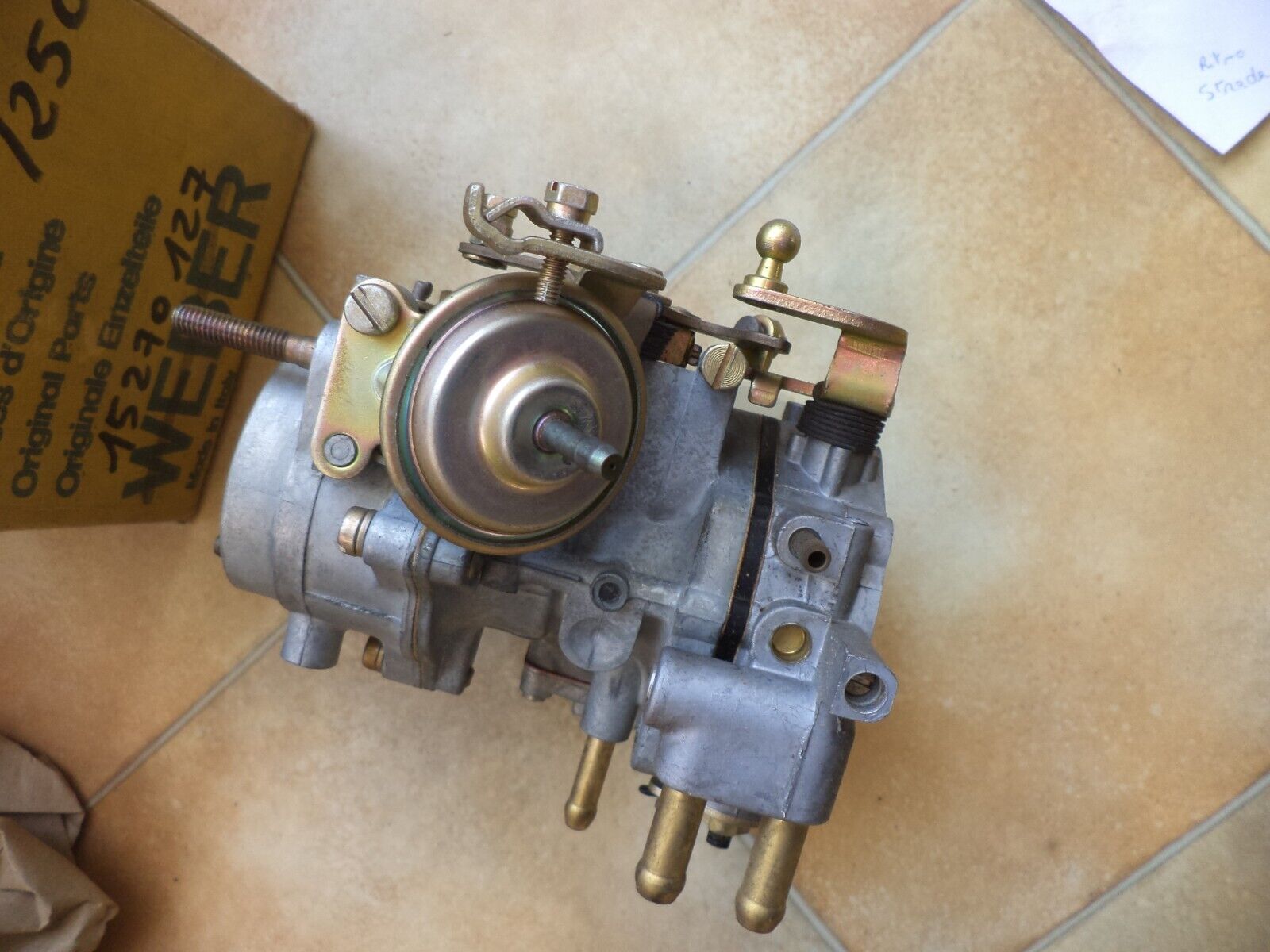 carburateur weber 32 ICEV 18/250 fiat 128 special 15270127 neuf n°1pm14 DPA86