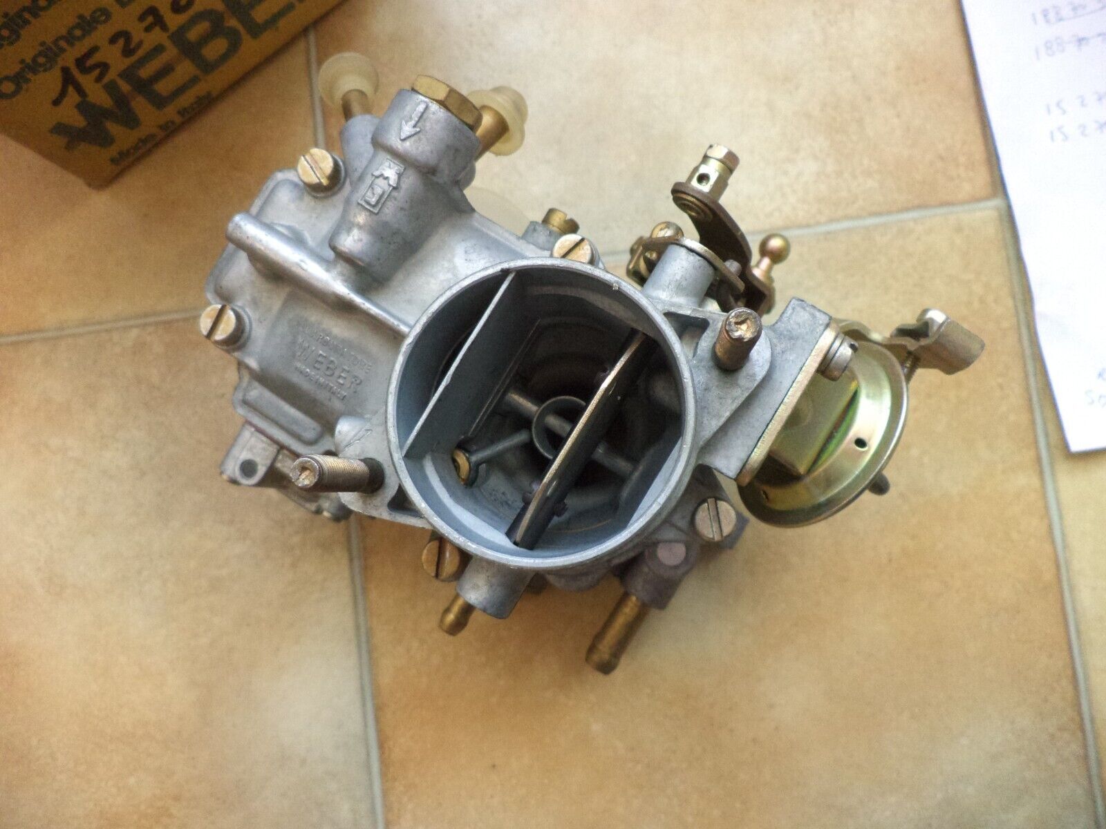 carburateur weber 32 ICEV 18/250 fiat 128 special 15270127 neuf n°1pm14 DPA86