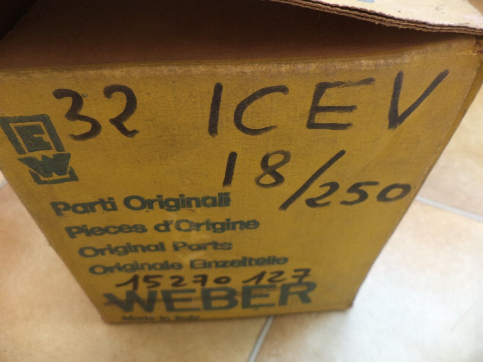 carburateur weber 32 ICEV 18/250 fiat 128 special 15270127 neuf n°1pm14 DPA86