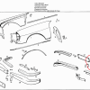 n°e637 crosse embout pare choc arg mercedes w111 w112 1128850505 neuf DPA86