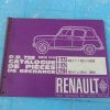 n°rt12 catalogue PR728 renault r4 4L DPA86