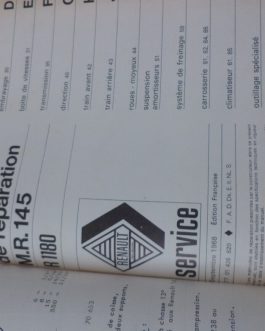 n°rt13 catalogue MR145 renault R6 DPA86