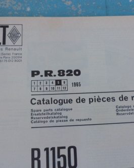 n°rt15 catalogue PR820 renault r16 DPA86
