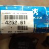 n°pb43 jeu plaquette av peugeot 106 205 405 super 5 425261 neuf DPA86