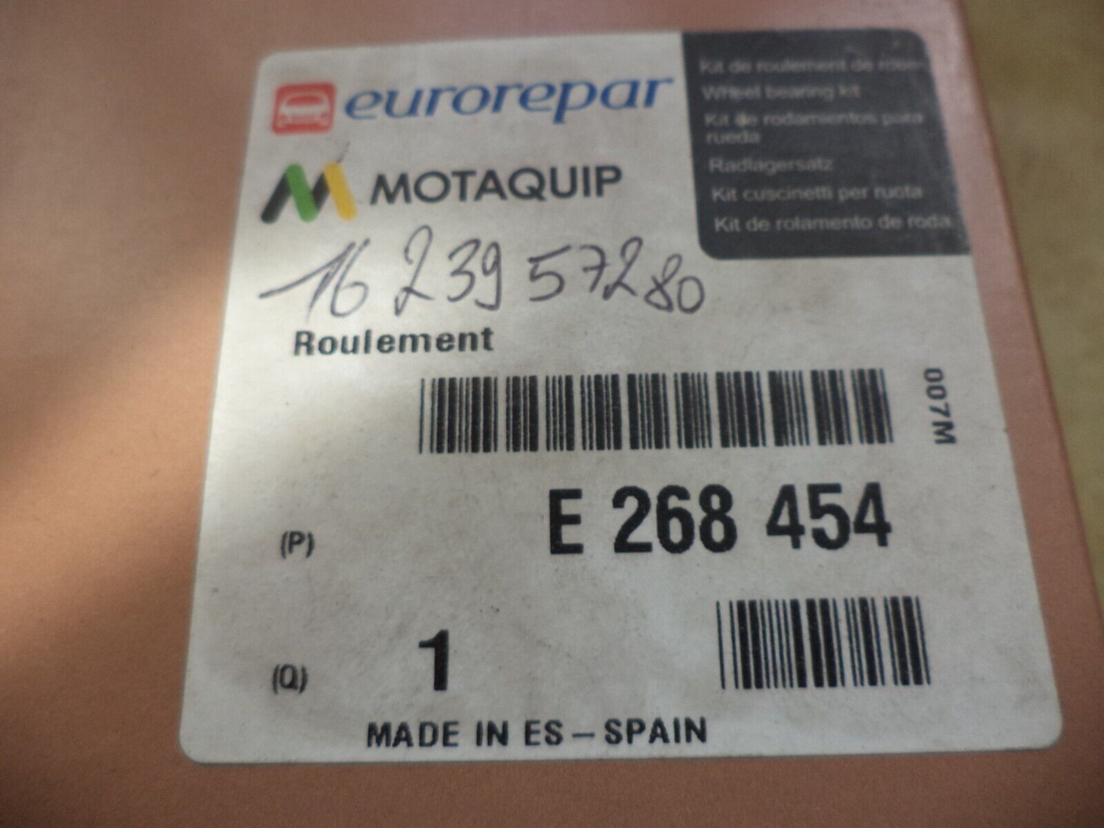 n°pb64 pb155 roulement roue av renault super 5 twingo r11 clio e268454 neuf DPA86