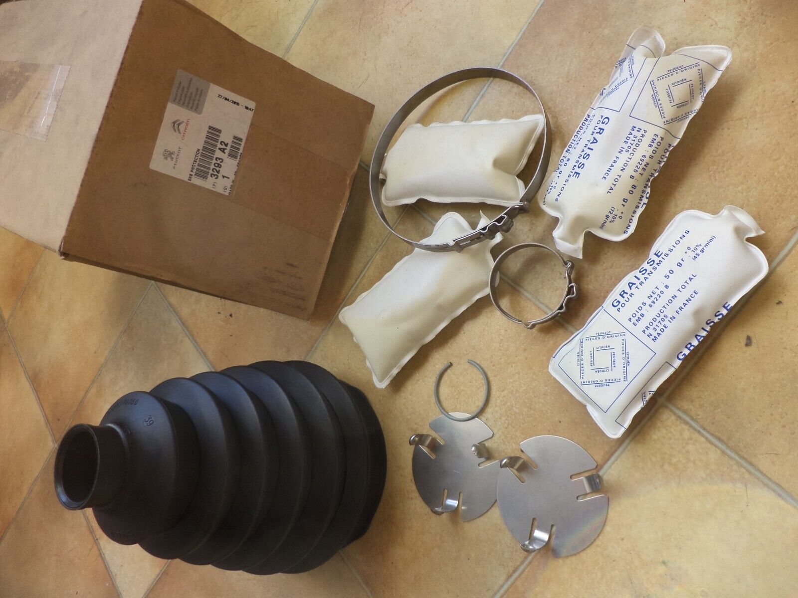 n°pb90 soufflet cardan citroen c3 pluriel jumper 3293A2 neuf DPA86