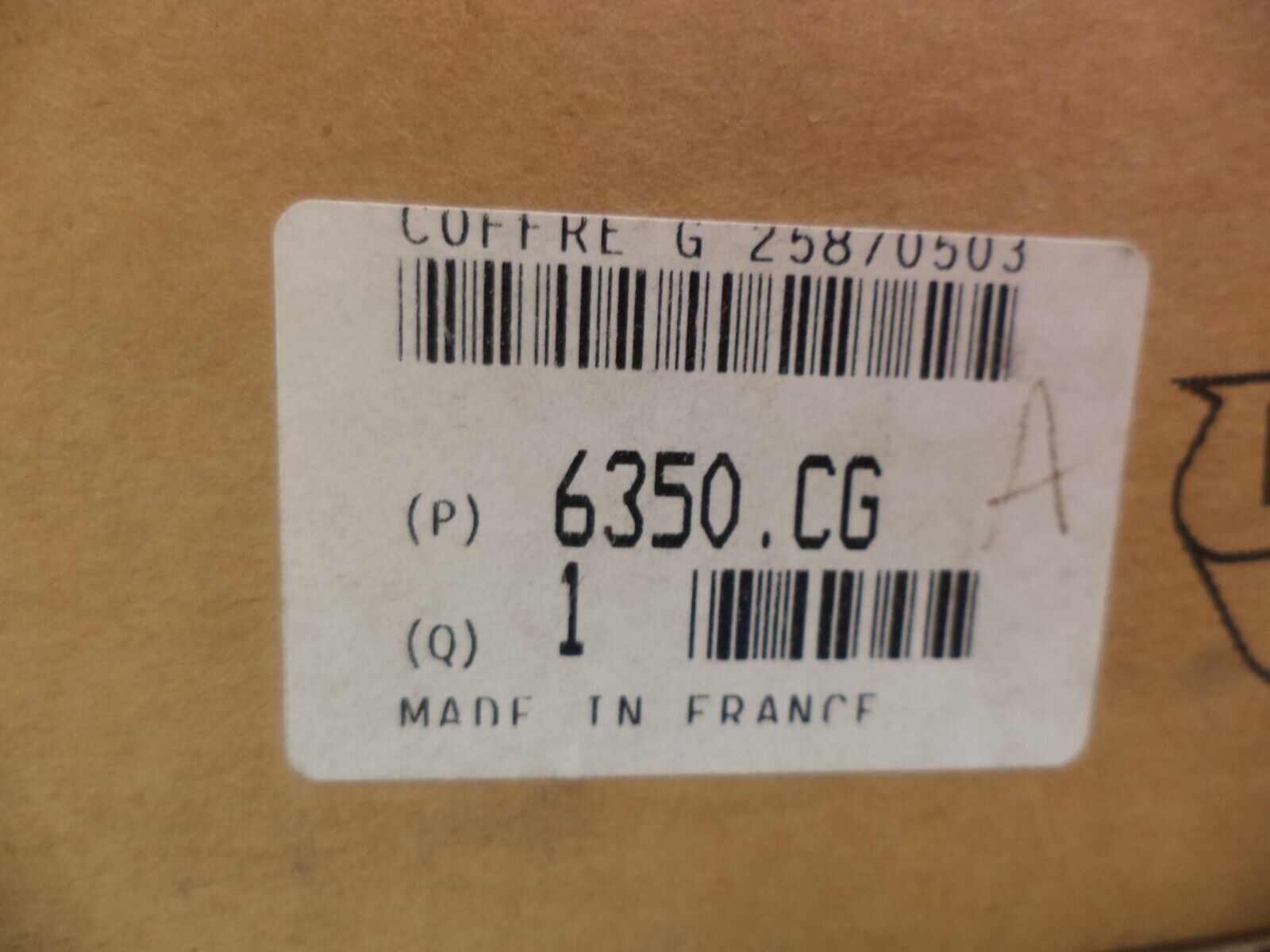 n°pb91 feu coffre arg peugeot 607 6350CG neuf DPA86
