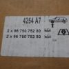 n°pb131 jeu plaquette av citroen c5 407 508 4254a7 neuf DPA86